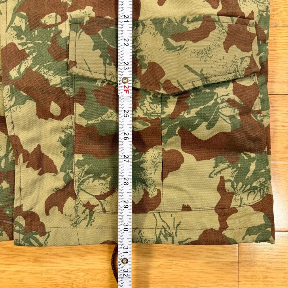 Vintage 1981 South African Police Camo Field Jacket Liner Medium